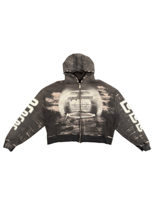 RIVINGTON ROI REBIS RADICAL ALMA CVA ZIP HOODIE BLACK