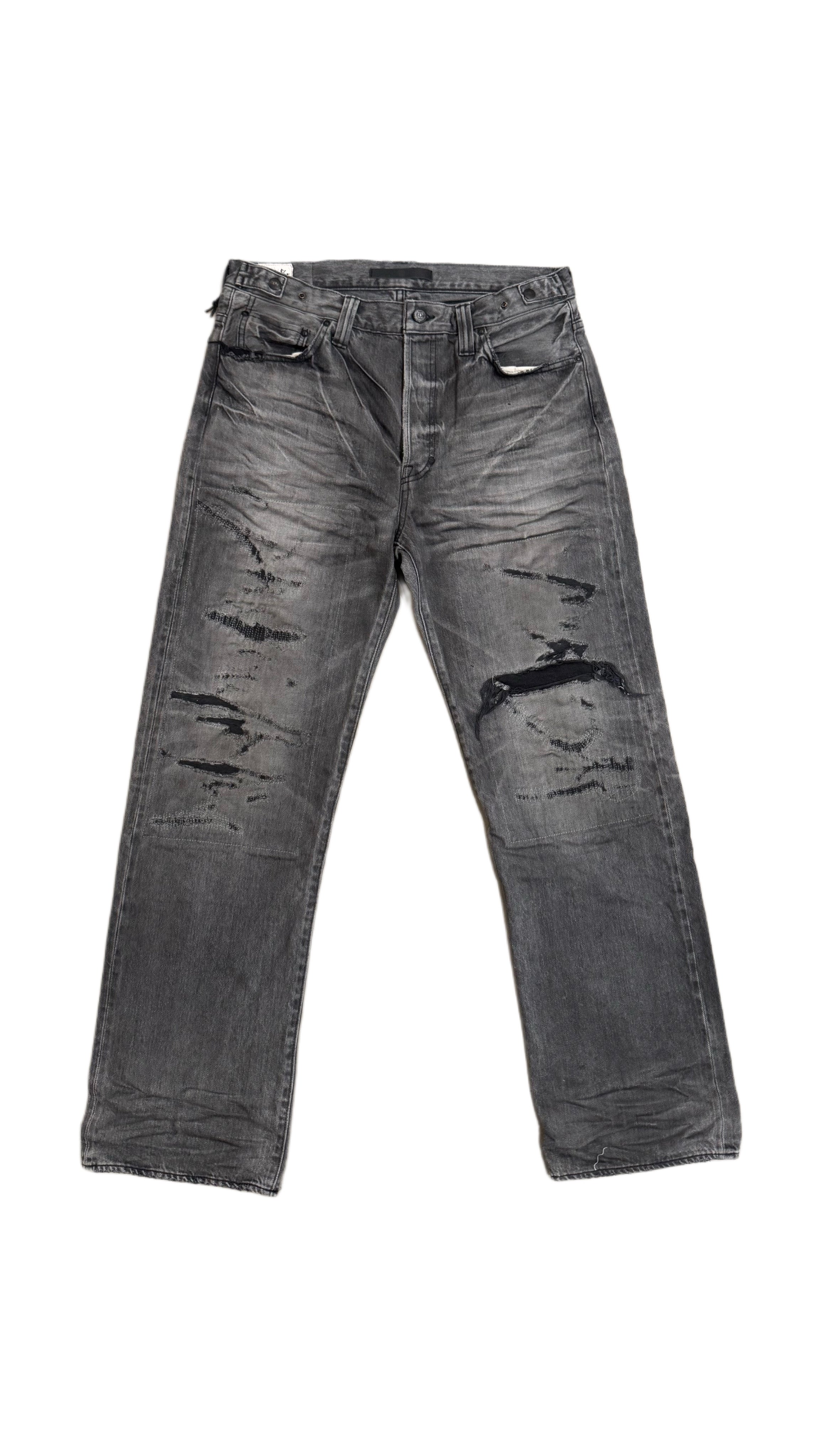 Master Craft Union Showa Relaxed 'Kumori' Repaired Grey