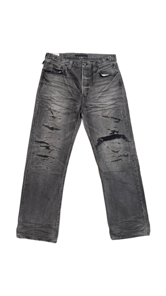 Master Craft Union Showa Relaxed 'Kumori' Repaired Grey