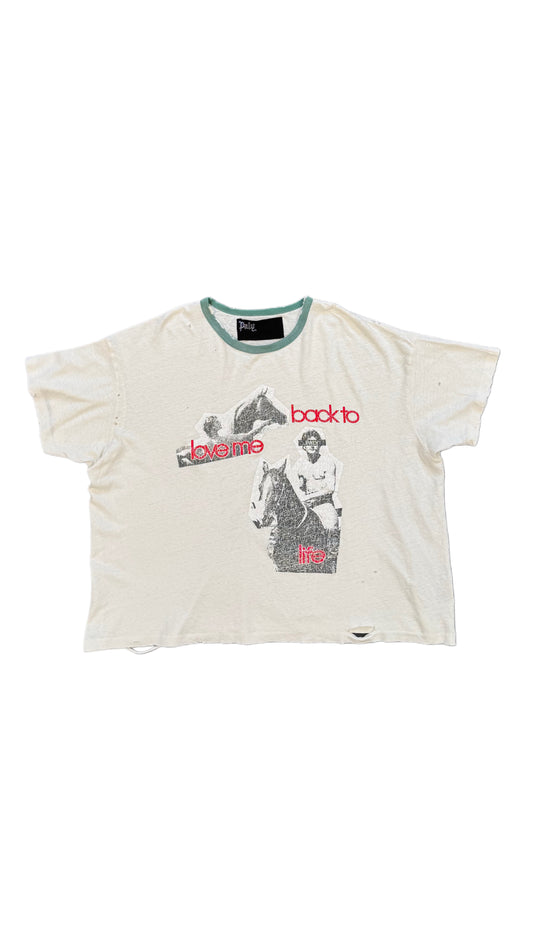 Paly Back To Life Ringer Tee White