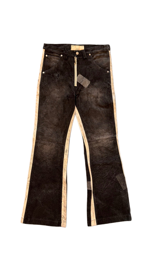 THE SEKRIT SAINTS WESTERN FLARE PANT BLACK MAILBAG