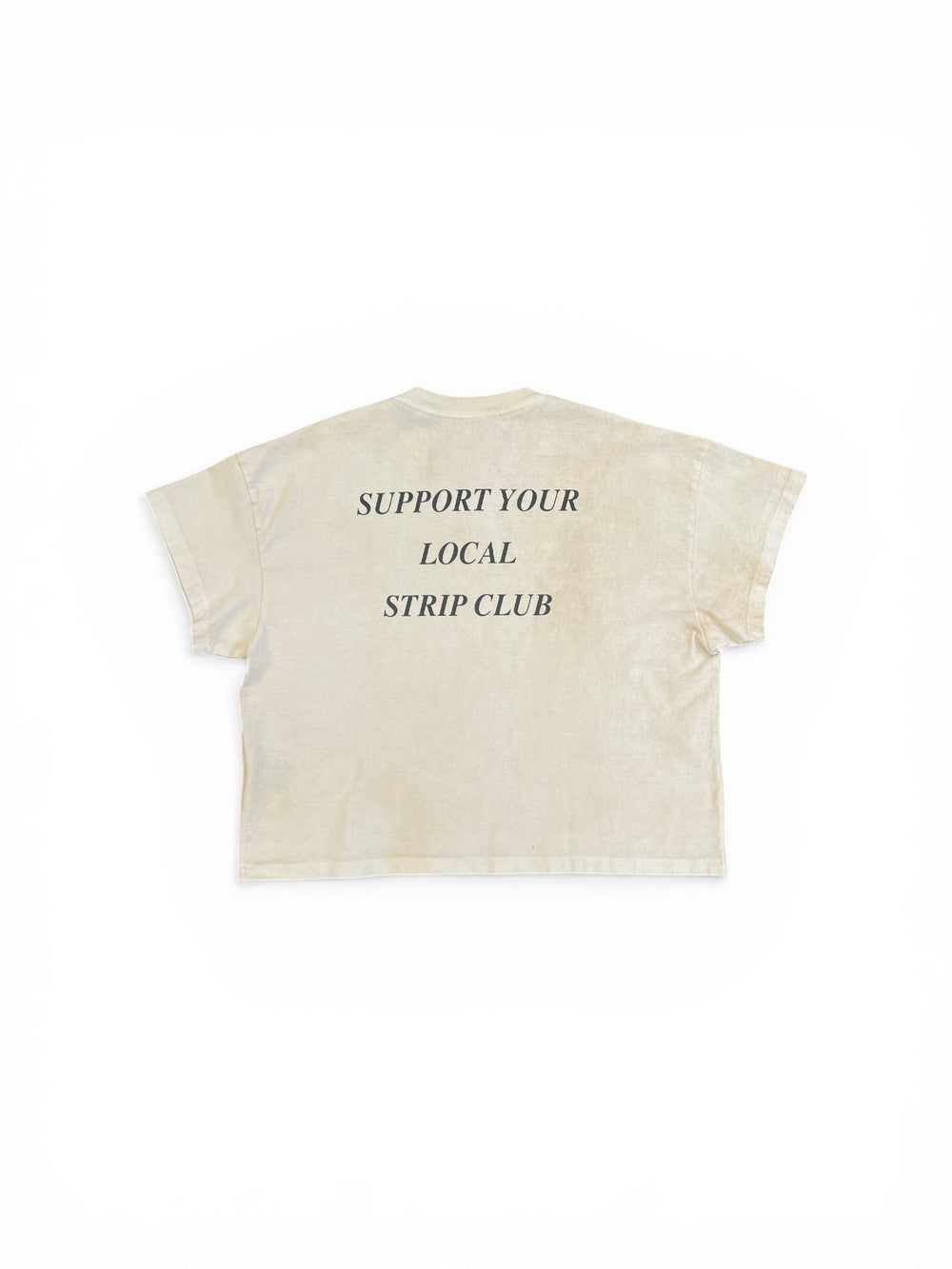 THE SEKRIT SAINTS SEKRIT CLUB T-SHIRT DIRTY WHITE