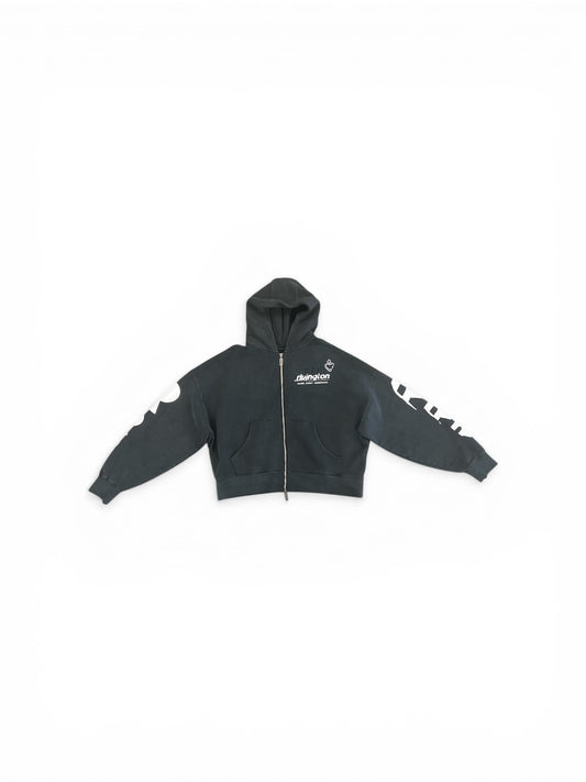 RIVINGTON ROI REBIS MEMBERSHIP USO ZIP HOODIE BLACK