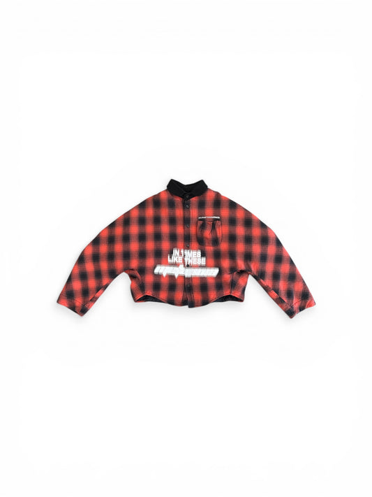 RIVINGTON ROI REBIS IN TIMES LIKE THESE ABRAXAS RED PLAID