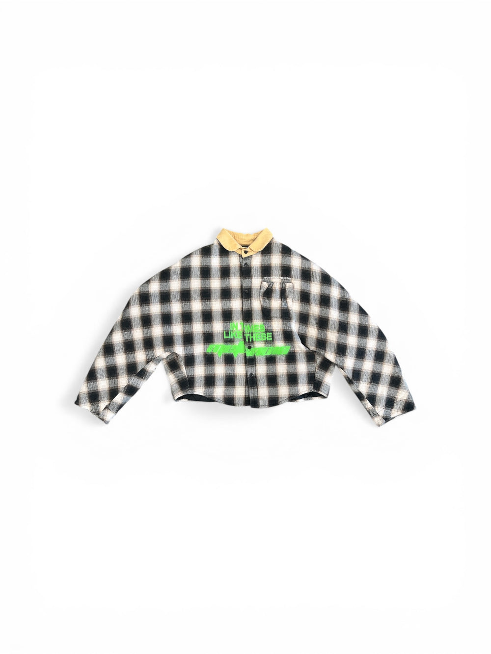 RIVINGTON ROI REBIS IN TIMES LIKE THESE ABRAXAS BLACK PLAID