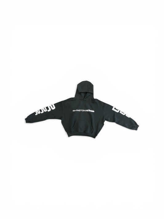 RIVINGTON ROI REBIS METANOIA USO CVA HOODIE JET BLACK