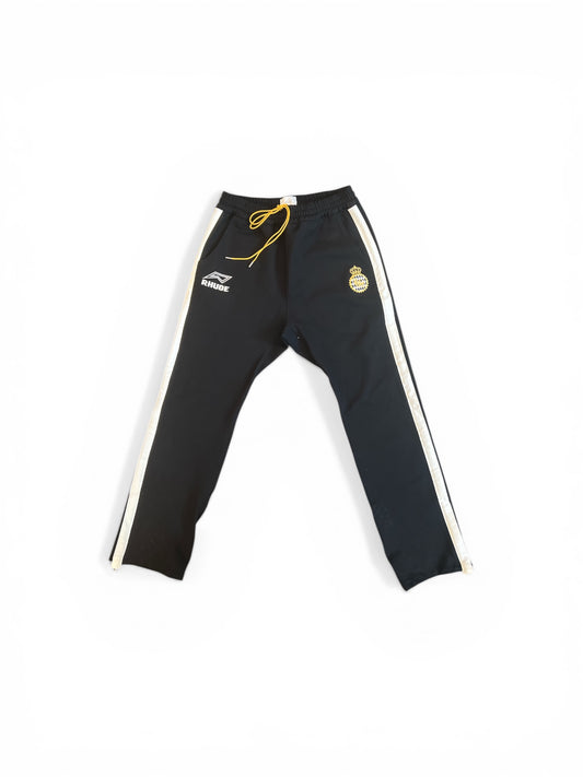 RHUDE LAGO HAMPTONS TRACK PANT BLACK / WHITE / RED