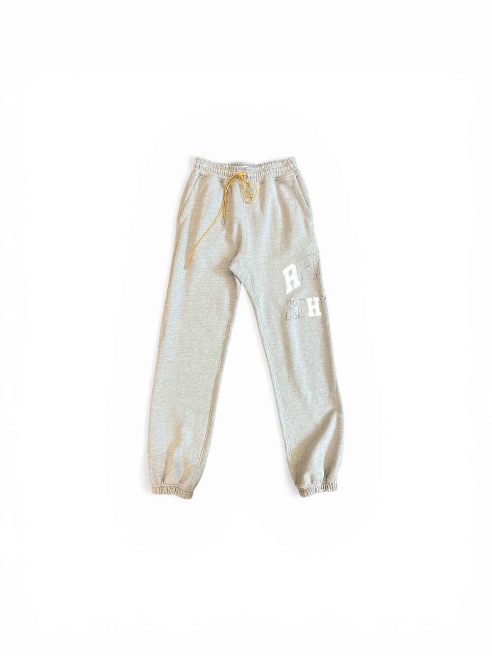 RHUDE ATHLETIC SWEATPANT HEATHER GREY/ WHITE