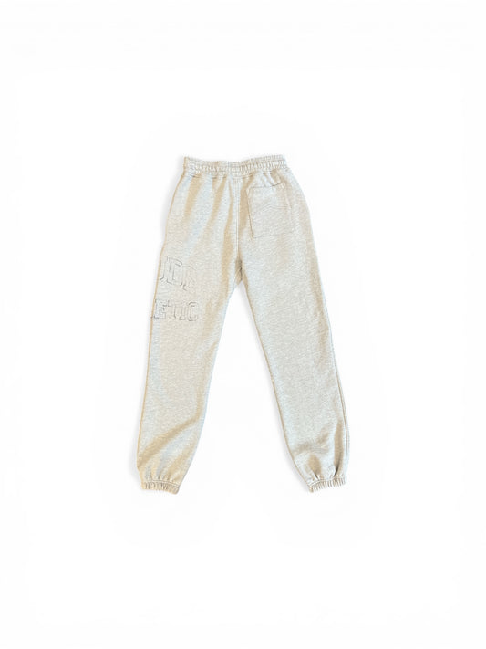 RHUDE ATHLETIC SWEATPANT HEATHER GREY/ WHITE