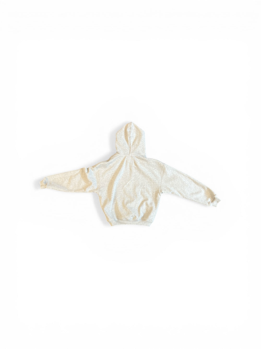 RHUDE ATHLETIC HOODIE HEATHER GREY/ WHITE