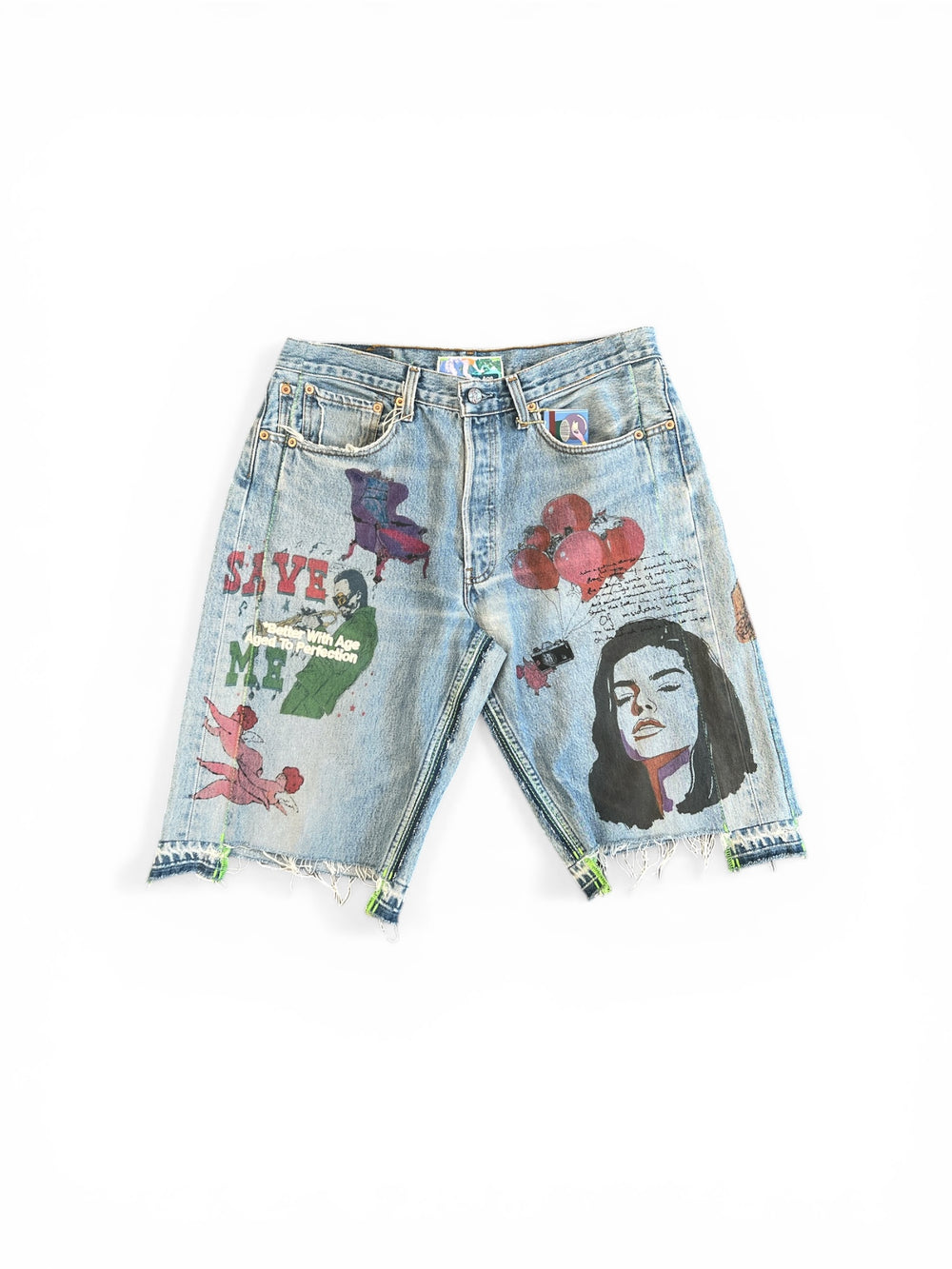 BETTER WITH AGE HARRISON TRIPLE-WIDE DENIM SHORT