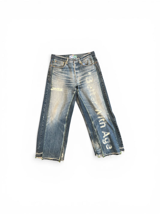 BETTER WITH AGE IN CASE YOU FORGOT TRIPLE-WIDE DENIM