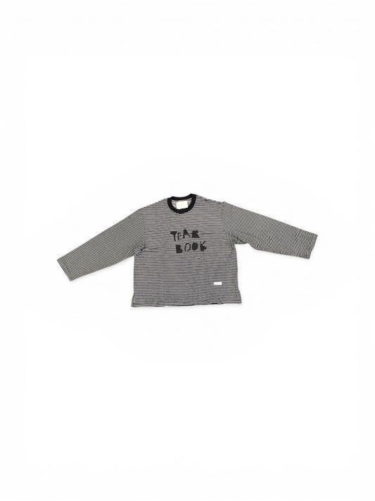 SONG FOR THE MUTE YEARBOOK CREW NECK PULLOVER BLACK