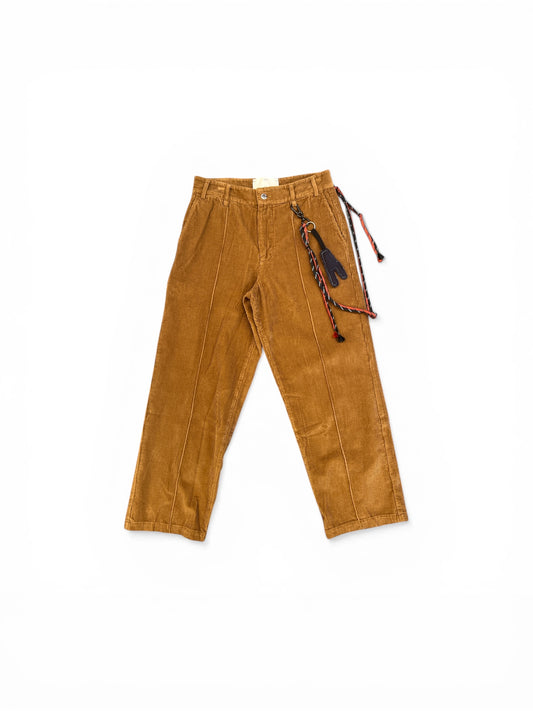 SONG FOR THE MUTE PIN STITCH PANT CAMEL FADE OUT