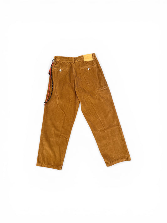 SONG FOR THE MUTE PIN STITCH PANT CAMEL FADE OUT
