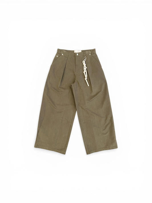 SONG FOR THE MUTE SUPER BAGGY PANT ARMY GREEN