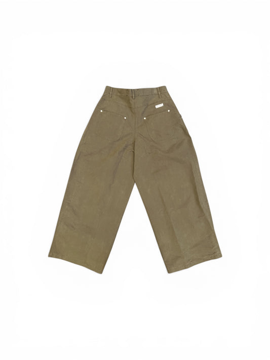 SONG FOR THE MUTE SUPER BAGGY PANT ARMY GREEN