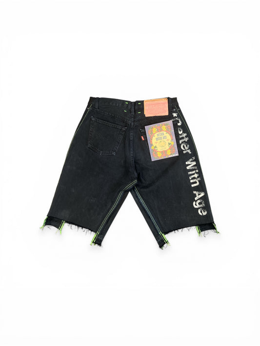BETTER WITH AGE MONROE TRIPLE-WIDE DENIM SHORT