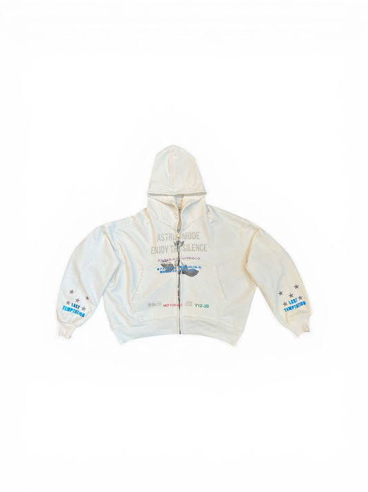 ASTRUM SILENCE ZIP HOODIE BONE