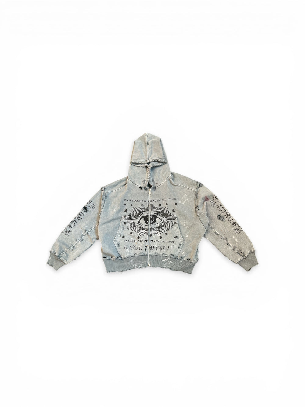 ASTRUM KNOW THYSELF HOODIE SEA MOSS