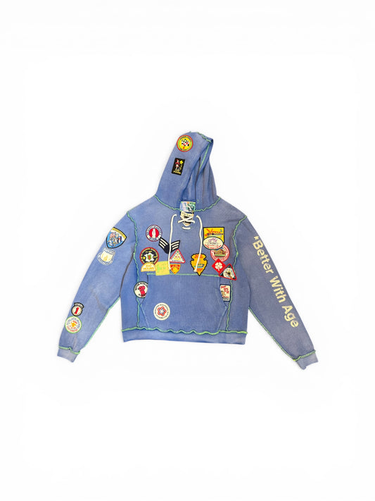 BETTER WITH AGE GENTLEMEN'S WAFFLE HOODIE