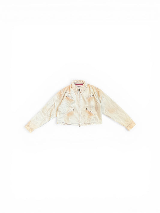 THE SEKRIT SAINTS X JACKET DIRTY WHITE