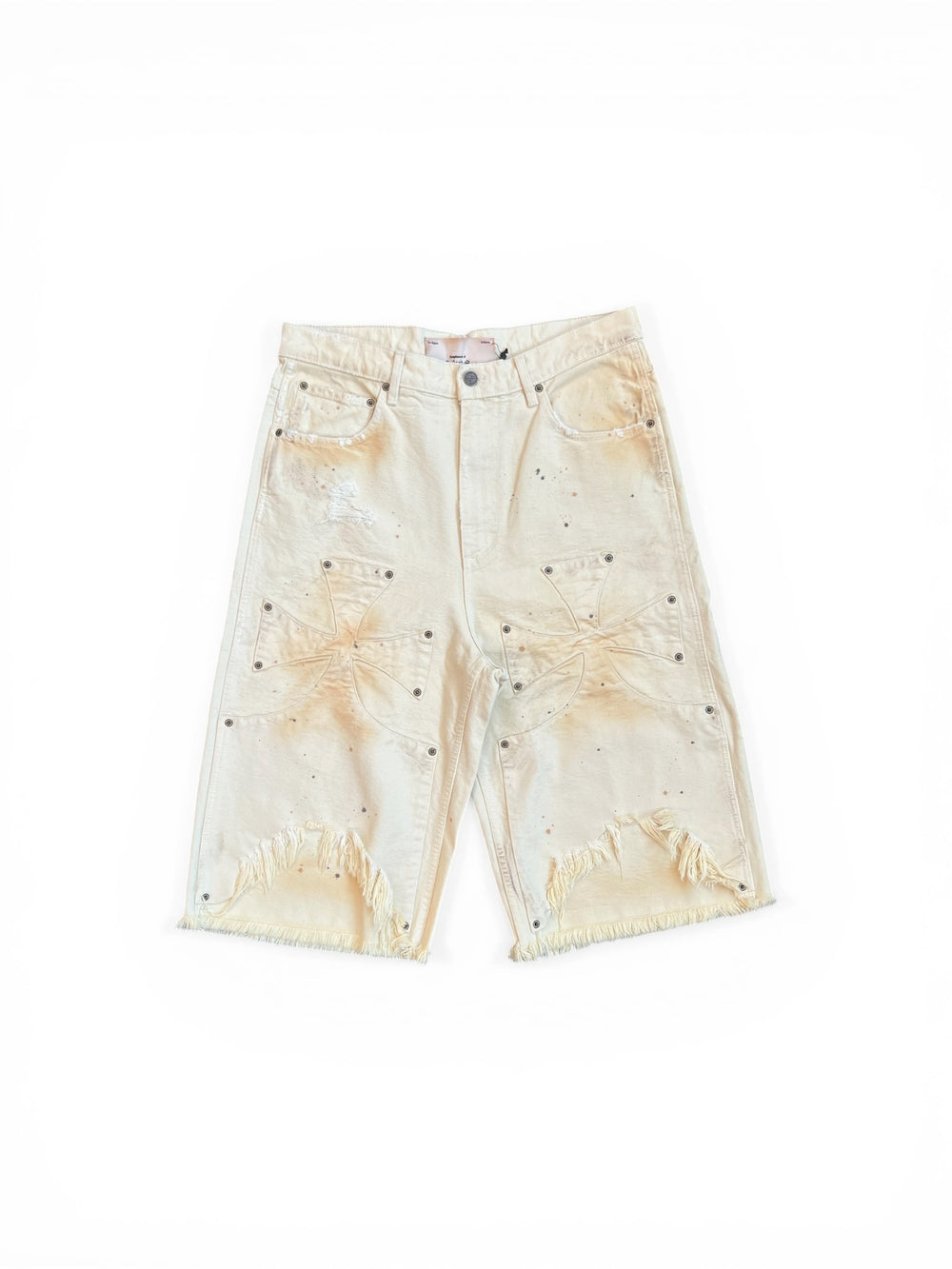 THE SEKRIT SAINTS CHOPPER SHORT DIRTY WHITE