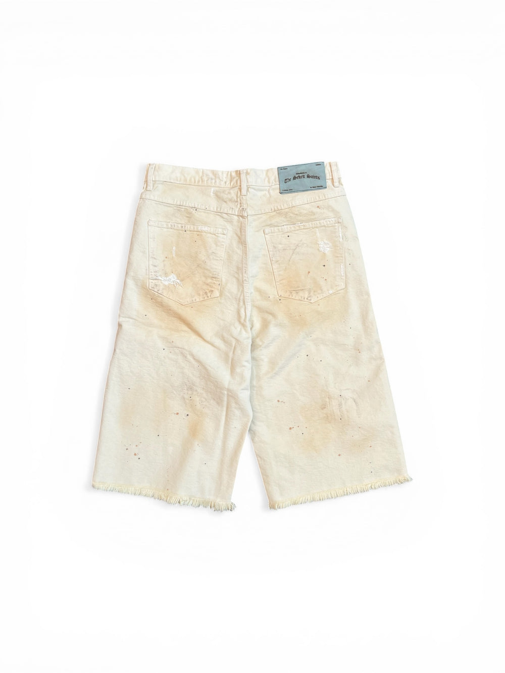 THE SEKRIT SAINTS CHOPPER SHORT DIRTY WHITE