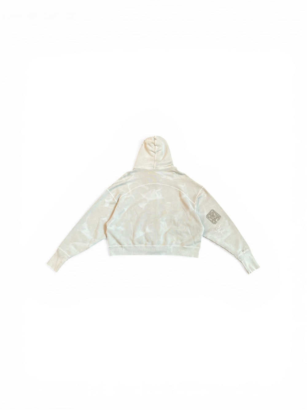 THE SEKRIT SAINTS STAMP ZIP-UP HOODIE VINTAGE GREEN