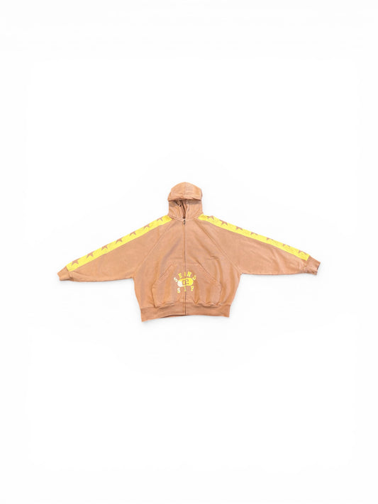 SECNDSLF ALL STAR FIELD DAY ZIP-UP BROWN