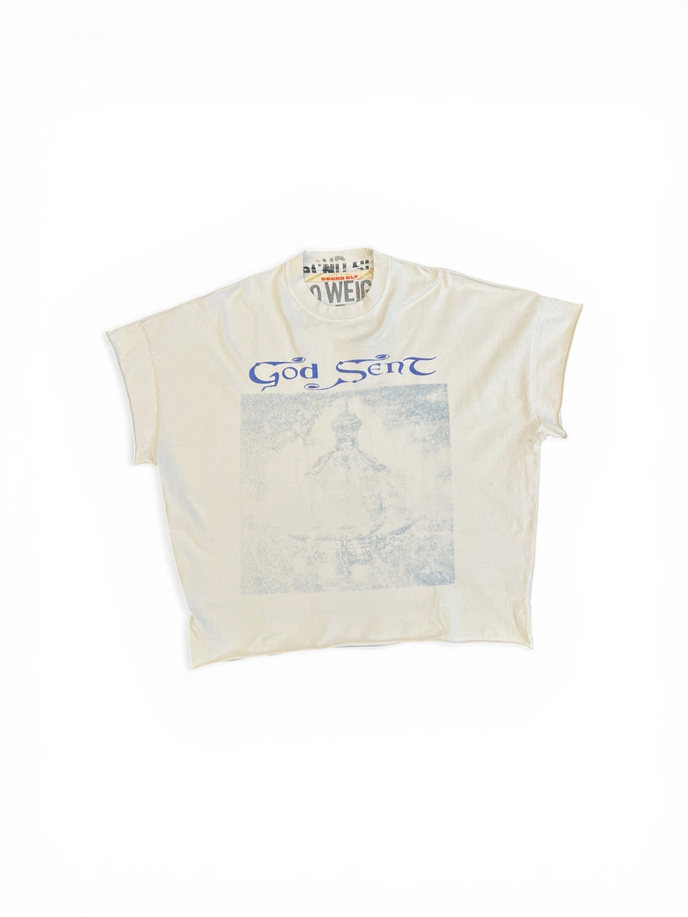 SECNDSLF GOD SENT CAP SLEEVE WHITE