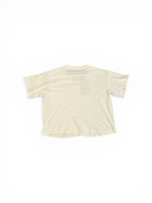 SECNDSLF FLOODED TURKS TORQUE TEE WHITE
