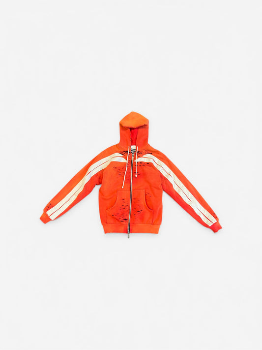 RIVINGTON ROI REBIS APOCRYPHA PIOUS ZIP HOODIE ORANGE