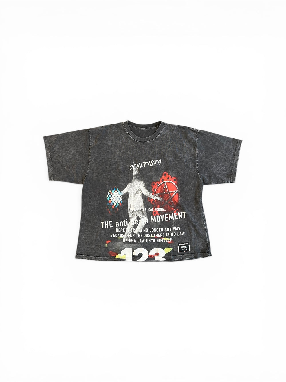 RIVINGTON ROI REBIS THEOSOPHIC CVA TEE MECHANIC BLACK