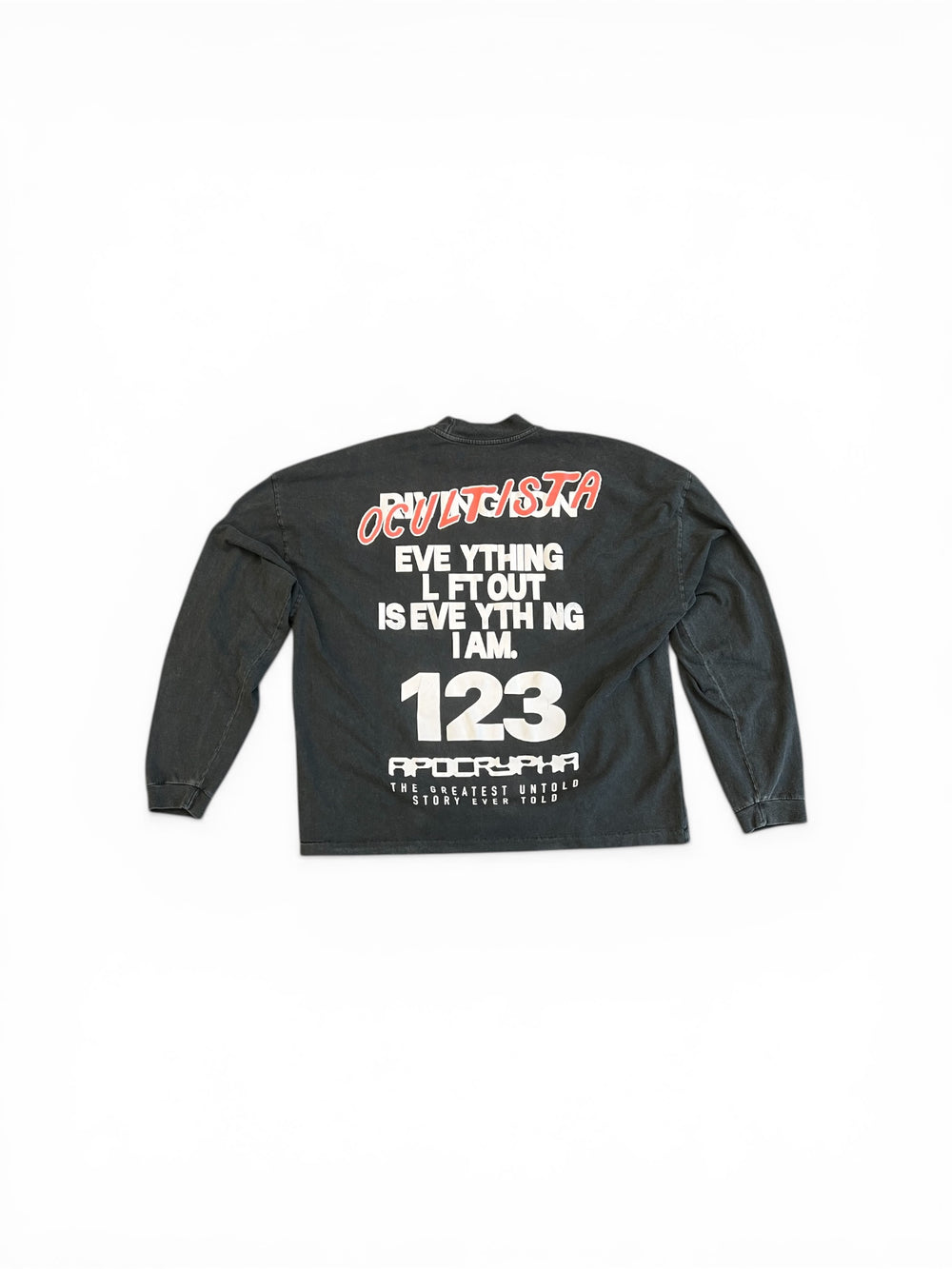 RIVINGTON ROI REBIS OCCULTISTA VINTAGE LS TEE VINTAGE BLACK