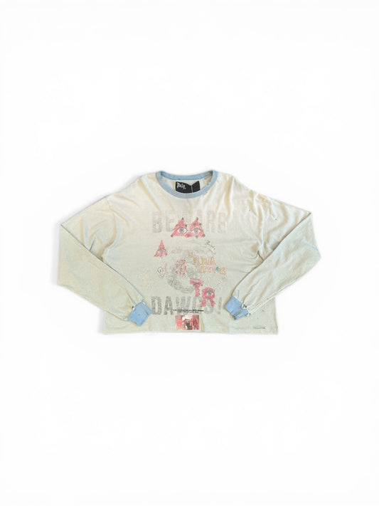 Paly Mstr Me Tonal L/S Tee Baby Blue