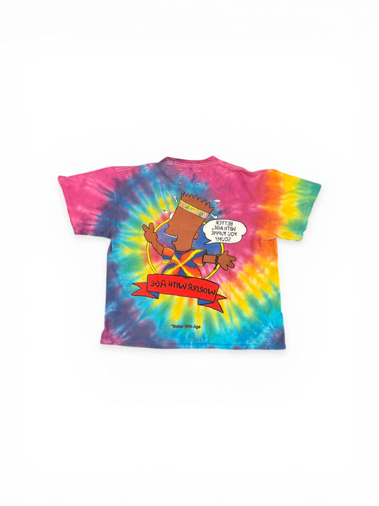 BETTER WITH AGE WORSER TIE DYE TEE