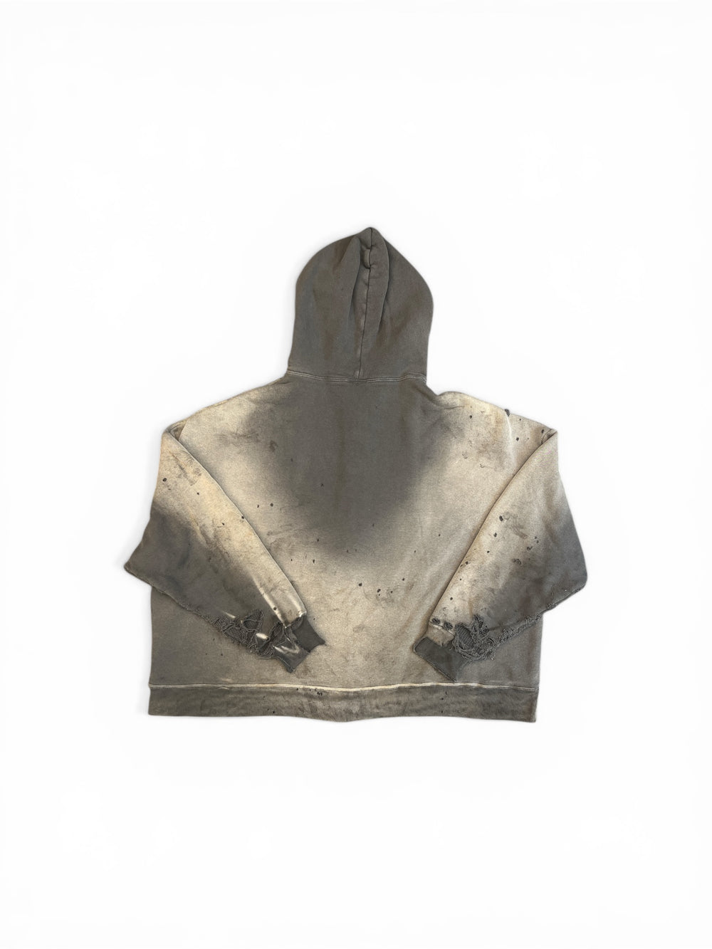 Saint Michael Zip Hoodie Double Face Black