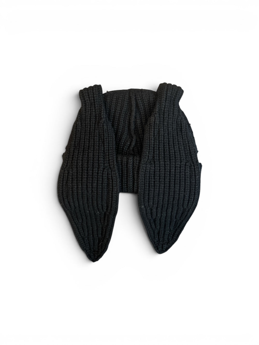 CHARLES JEFFREY LOVERBOY CHUNKY RABBIT BEANIE ECRU