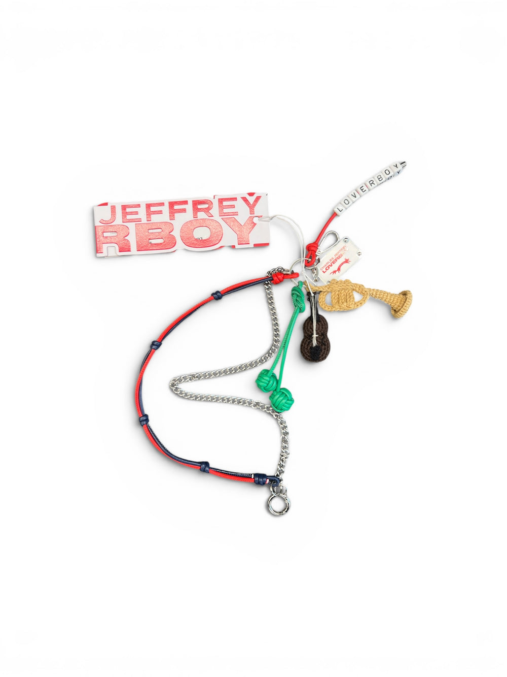 CHARLES JEFFREY LOVERBOY CHARACTER CROCHET BAG CHARM INSTRUMENTS
