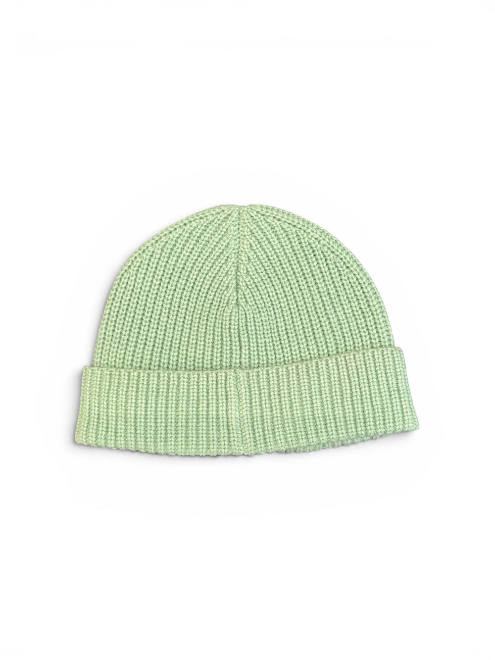 CHARLES JEFFREY LOVERBOY CHUNKY RIB BEANIE LIGHT GREEN