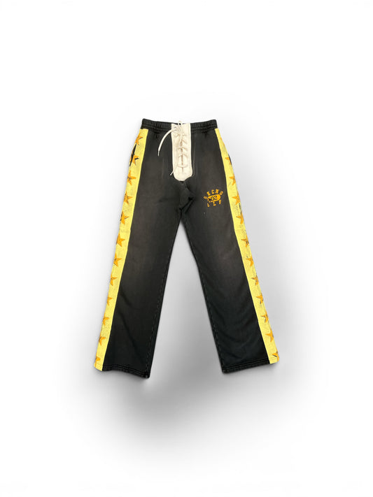 SECNDSLF ALL STAR FIELD DAY LOUNGE PANT BLACK/YELLOW