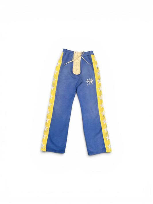 SECNDSLF ALL STAR FIELD DAY LOUNGE PANT BLUE/YELLOW