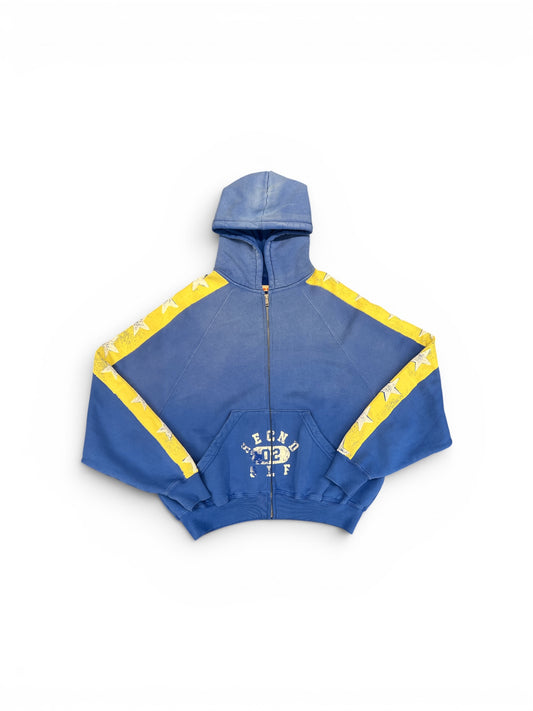 SECNDSLF ALL STAR FIELD DAY ZIP-UP BLUE/YELLOW