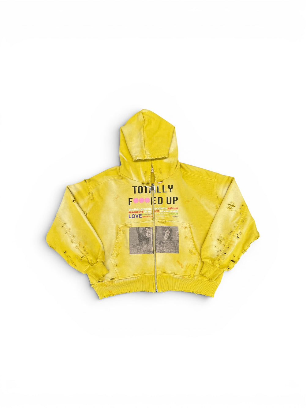 ASTRUM TFU ZIP HOODIE YELLOW