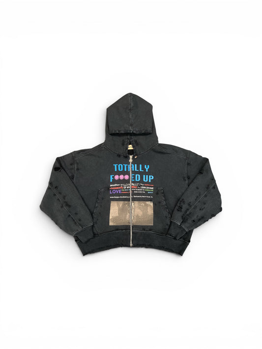 ASTRUM TFU ZIP HOODIE VINTAGE BLACK