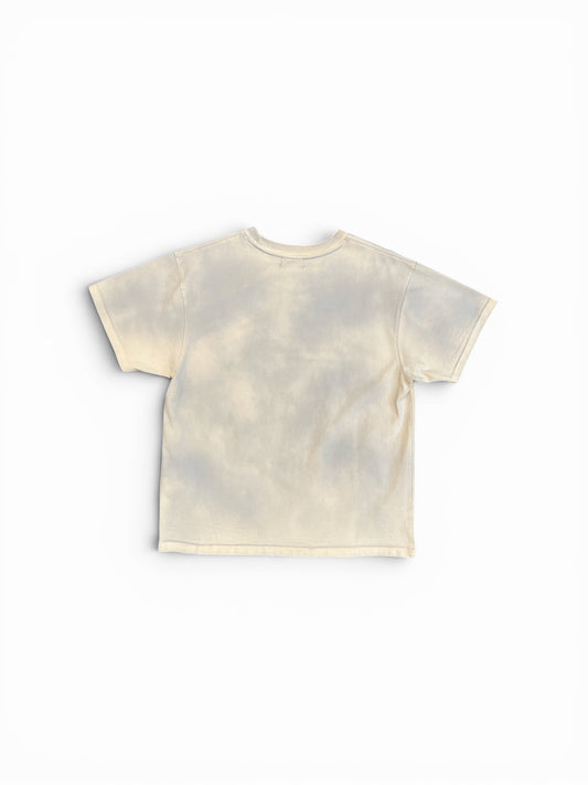 THUG CLUB VINTAGE RIDING SKULL T-SHIRT CREAM