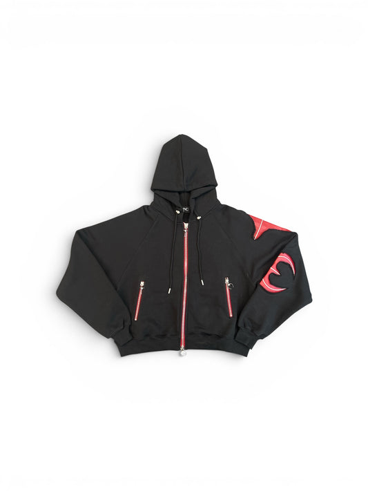 THUG CLUB NEW ROCK ZIP-UP HOODIE BLACK (SS0501)