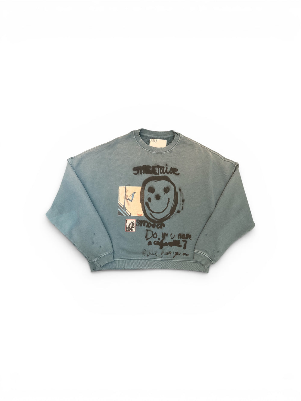 Paly Streetwise Airbrush Crewneck Teal