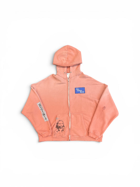 Paly Alta Cienega Zip Hooded Sweatshirt Pink